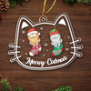 You’re The Purrfect Gift This Christmas - Cat Personalized Custom Ornament - Acrylic Custom Shaped - Christmas Gift For Pet Owners, Pet Lovers