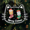 You’re The Purrfect Gift This Christmas - Cat Personalized Custom Ornament - Acrylic Custom Shaped - Christmas Gift For Pet Owners, Pet Lovers