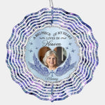 Custom Photo Memorial Angel Gifts for Mom - Personalized Wind Spinner