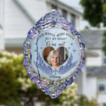 Custom Photo Memorial Angel Gifts for Mom - Personalized Wind Spinner