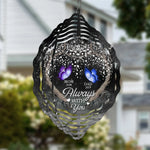 Custom Memorial Butterfly Remembrance Decor - Personalized Wind Spinner