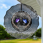 Custom Memorial Butterfly Remembrance Decor - Personalized Wind Spinner