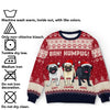Santa Paws Is Coming To Town - Dog Personalized Custom Ugly Sweatshirt - Unisex Wool Jumper - Christmas Gift For Pet Owners, Pet Lovers