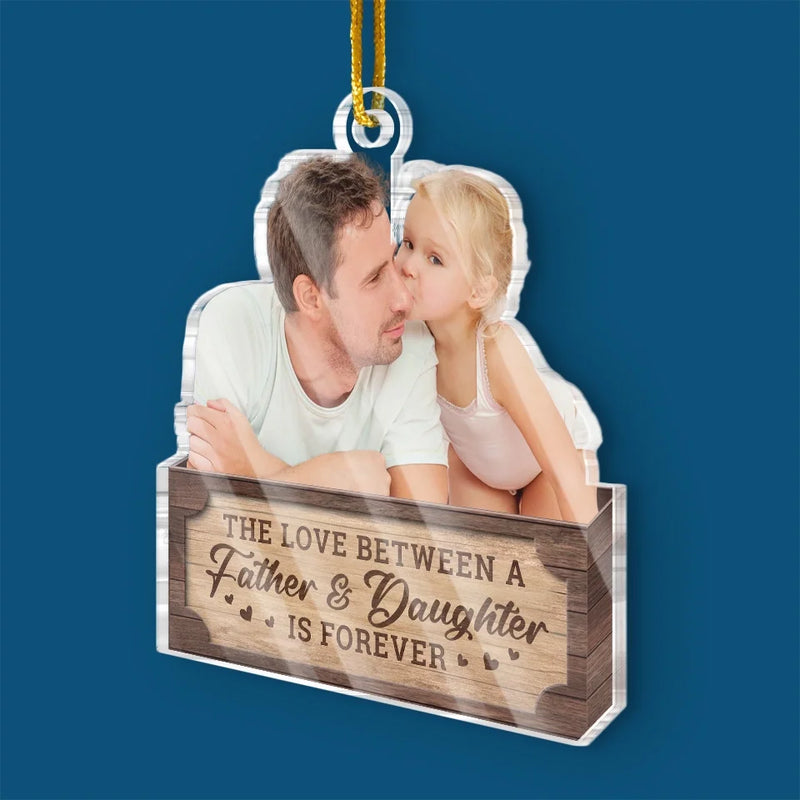 Custom Photo My Favorite Part Of Christmas Is Family - Family Personalized Custom Ornament - Acrylic Custom Shaped - Christmas Gift For Family Members