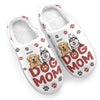 Santa Paws Is Coming To Town - Dog & Cat Personalized Custom Fluffy Slippers - Christmas Gift For Pet Owners, Pet Lovers