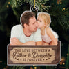 Custom Photo My Favorite Part Of Christmas Is Family - Family Personalized Custom Ornament - Acrylic Custom Shaped - Christmas Gift For Family Members