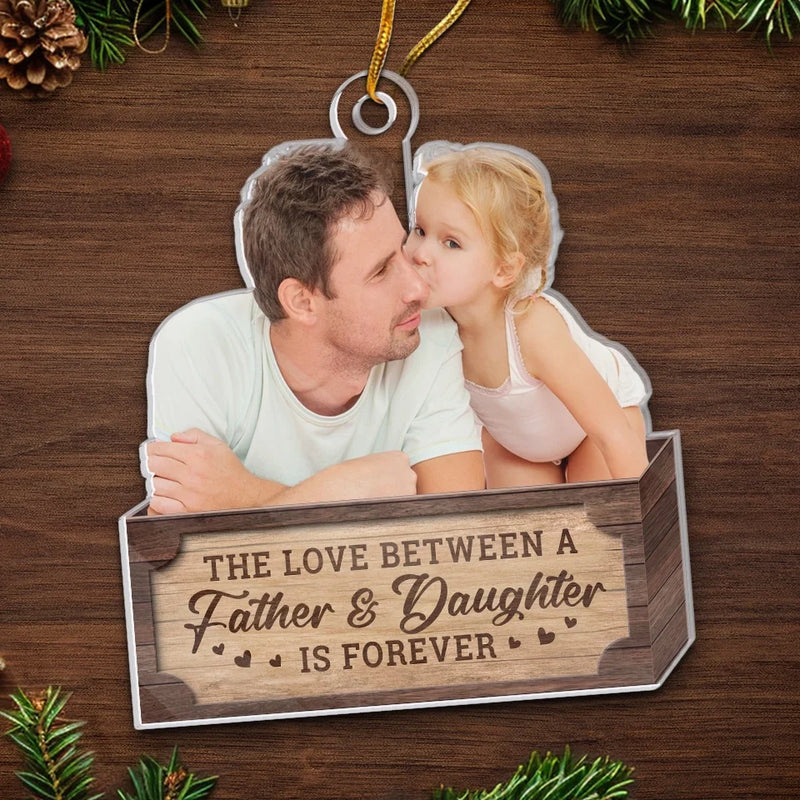Custom Photo My Favorite Part Of Christmas Is Family - Family Personalized Custom Ornament - Acrylic Custom Shaped - Christmas Gift For Family Members
