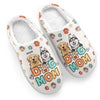 Wishing You A Furry Little Christmas - Dog & Cat Personalized Custom Fluffy Slippers - Christmas Gift For Pet Owners, Pet Lovers