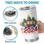 Custom Name Christmas Family Gifts - Personalized Tumbler