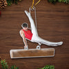 Custom Photo Set Your Goals High And Don't Stop Till You Get There - Personalized Custom Ornament - Acrylic Custom Shaped - Christmas Gift For Sport Lovers, Sport Players