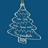 There's No Place Like Home For The Holidays - Family Personalized Custom Ornament - Acrylic Custom Shaped - Christmas Gift For For Grandma, Grandpa, Grandkids