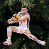 Custom Photo Every Play Is A Chance For Glory - Personalized Custom Ornament - Acrylic Custom Shaped - Christmas Gift For Sport Lovers, Sport Players