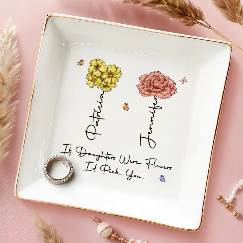 Thankful For Every Moment Together - Family Personalized Custom Jewelry Dish - Gift For Grandma, Mom, Daughter