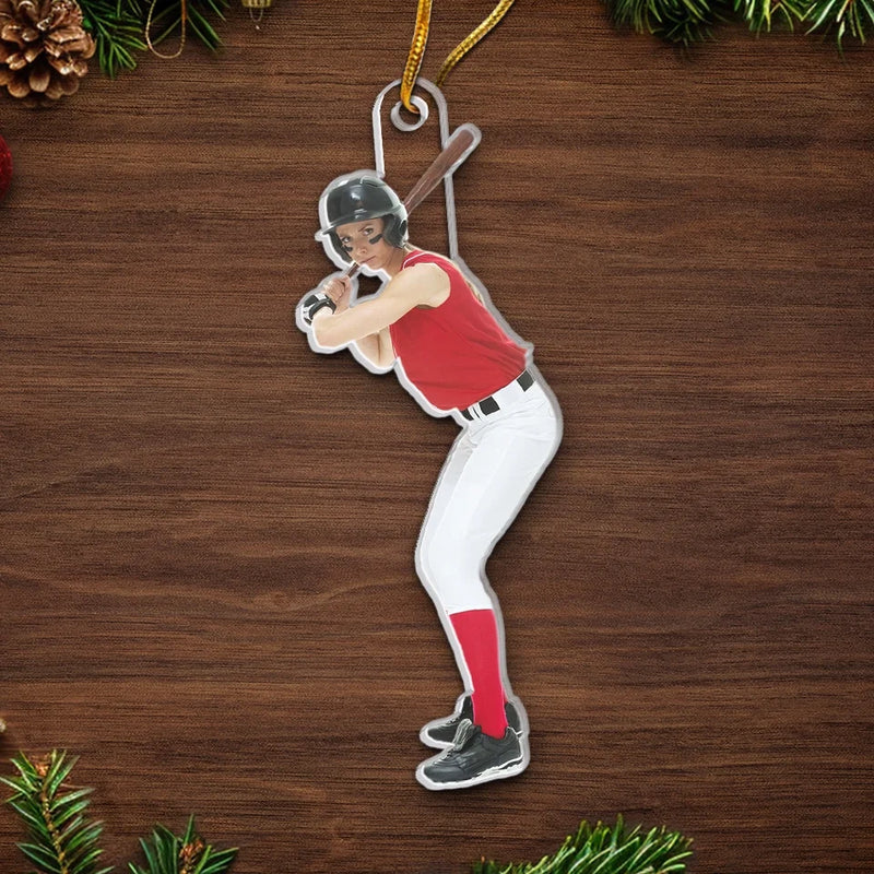 Custom Photo Find Your Greatness - Personalized Custom Ornament - Acrylic Custom Shaped - Christmas Gift For Sport Lovers, Sport Players