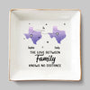 Family Will Always Be Connected By Heart - Family Personalized Custom Jewelry Dish - Gift For Family Members