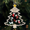Our Love Grows Stronger And Brighter - Family Personalized Custom Ornament - Acrylic Custom Shaped - Christmas Gift For Family Members