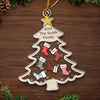Our Love Grows Stronger And Brighter - Family Personalized Custom Ornament - Acrylic Custom Shaped - Christmas Gift For Family Members