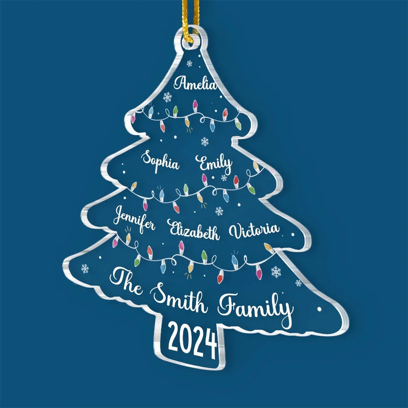 We Find The True Meaning Of Christmas - Family Personalized Custom Ornament - Acrylic Custom Shaped - Christmas Gift For Family Members