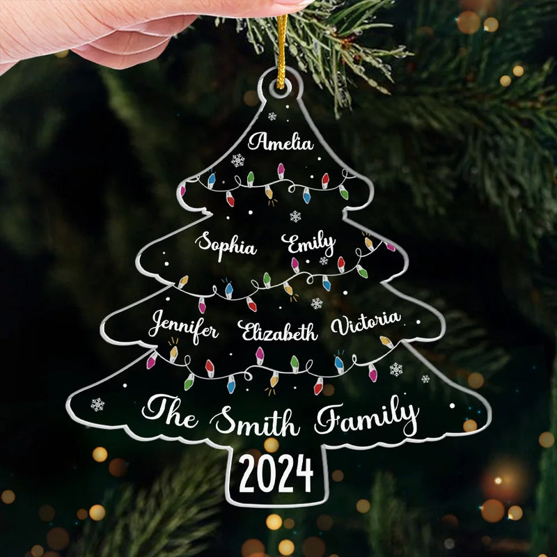 We Find The True Meaning Of Christmas - Family Personalized Custom Ornament - Acrylic Custom Shaped - Christmas Gift For Family Members