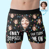 Custom Photo Bring Joy To His Regular Routine With Something Fun - Funny Personalized Custom Boxer Briefs, Men's Boxers - Christmas Gift For Boyfriend, Husband, Anniversary