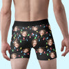 Custom Photo Bring Joy To His Regular Routine With Something Fun - Funny Personalized Custom Boxer Briefs, Men's Boxers - Christmas Gift For Boyfriend, Husband, Anniversary