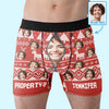 Custom Photo Make Him Feel Loved With A Dash Of Humor - Funny Personalized Custom Boxer Briefs, Men's Boxers - Christmas Gift For Boyfriend, Husband, Anniversary