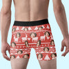 Custom Photo Make Him Feel Loved With A Dash Of Humor - Funny Personalized Custom Boxer Briefs, Men's Boxers - Christmas Gift For Boyfriend, Husband, Anniversary