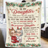 Our Love Is A Garden, Forever In Bloom - Family Personalized Custom Blanket - Christmas Gift For Grandma, Mom, Daughter