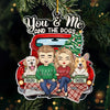 Furry Friends Bring The Best Holiday Vibes - Dog & Cat Personalized Custom Ornament - Acrylic Custom Shaped - Christmas Gift For Husband Wife, Anniversary, Pet Owners, Pet Lovers