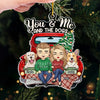 Furry Friends Bring The Best Holiday Vibes - Dog & Cat Personalized Custom Ornament - Acrylic Custom Shaped - Christmas Gift For Husband Wife, Anniversary, Pet Owners, Pet Lovers