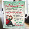 Our Laughter Is A Symphony, Composed By Generations - Family Personalized Custom Blanket - Christmas Gift For Grandma, Mom, Daughter, Son