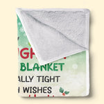 Custom Name Christmas Gifts for Granddaughters - Personalized Blanket