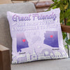 Great Friends Are Hard To Find And Impossible To Forget - Bestie Personalized Custom Pillow - Gift For Best Friends, BFF, Sisters