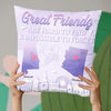 Great Friends Are Hard To Find And Impossible To Forget - Bestie Personalized Custom Pillow - Gift For Best Friends, BFF, Sisters