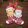 Pawlidays Are Better With Cats - Cat Personalized Custom Ornament - Acrylic Custom Shaped - Christmas Gift For Pet Owners, Pet Lovers