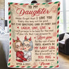 My Family Lights Up My Life At Christmas - Family Personalized Custom Blanket - Christmas Gift For Grandma, Mom, Daughter