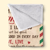 My Family Lights Up My Life At Christmas - Family Personalized Custom Blanket - Christmas Gift For Grandma, Mom, Daughter