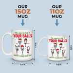 Custom Name Funny Christmas Gifts for Dad - Personalized Mugs