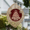 For It Is In Giving That We Receive - Family Personalized Custom Wind Spinner - Christmas Gift For Family Members