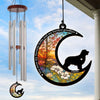 Your Paw Prints Are Forever On Our Hearts - Memorial Personalized Custom Wind Chime Suncatcher - Sympathy Gift, Christmas Gift For Pet Owners, Pet Lovers