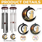 Custom Name Pet Memorial Gifts for Dog Lovers - Personalized Wind Chime