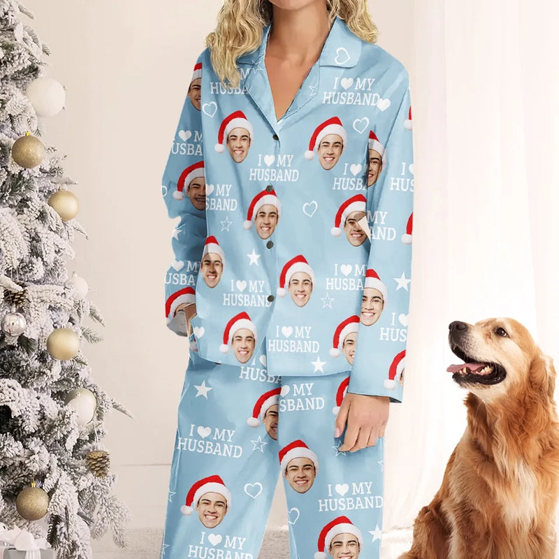 Custom Photo A Gift That Brings Joy And Warmth To Your Relationship - Couple Personalized Custom Pajamas - Christmas Gift For Husband Wife, Anniversary