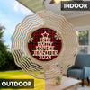 For It Is In Giving That We Receive - Family Personalized Custom Wind Spinner - Christmas Gift For Family Members