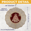 For It Is In Giving That We Receive - Family Personalized Custom Wind Spinner - Christmas Gift For Family Members