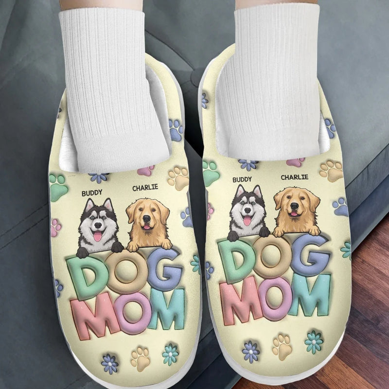 Christmas Is All About Pets - Dog & Cat Personalized Custom Fluffy Slippers - Christmas Gift For Pet Owners, Pet Lovers