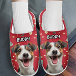 Custom Name Christmas Gifts for Dog Lovers - Personalized Fluffy Slipper