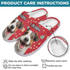Custom Photo Holiday Unleash The Joy - Dog & Cat Personalized Custom Fluffy Slippers - Christmas Gift For Pet Owners, Pet Lovers