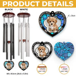 Custom Pet Photo Memorial Gifts for Dog Lovers - Personalized Wind Chime