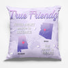 Distance Is Just A Test Of Our Friendship - Bestie Personalized Custom Pillow - Gift For Best Friends, BFF, Sisters