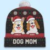 Pets Are The True Stars Of Our Christmas - Dog & Cat Personalized Custom Christmas Beanie Hat - Christmas Gift For Pet Owners, Pet Lovers